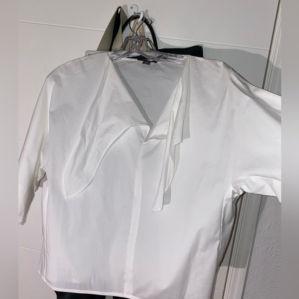 Lord & Taylor Cotton 3/4 Sleeve Top